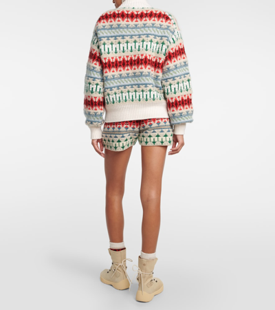 Loro Piana Cashmere Zip-up Sweater In Multicoloured