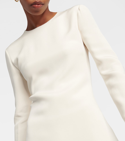 Shop Loro Piana Flared Silk Gown In White