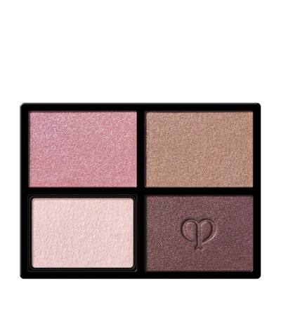 Shop Clé De Peau Beauté Eye Colour Shadow Quad In Pink
