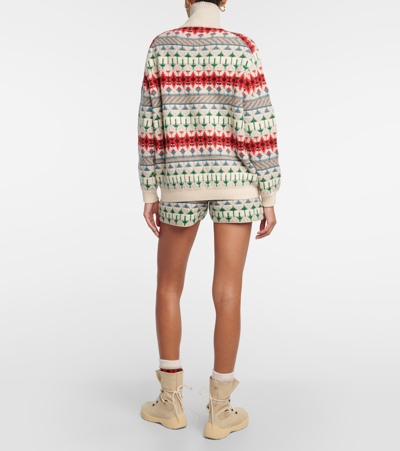 Loro Piana Cashmere Turtleneck Sweater In Multicoloured