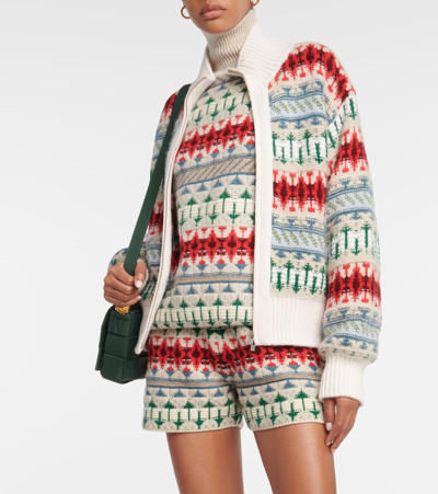 Shop Loro Piana Cashmere Turtleneck Sweater In Multicoloured