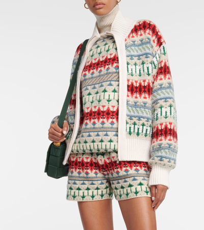 Loro Piana Cashmere Turtleneck Sweater In Multicoloured