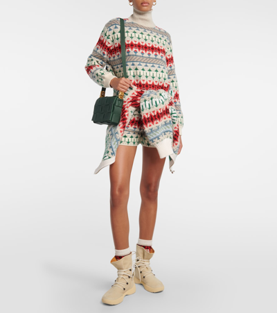 Loro Piana Cashmere Turtleneck Sweater In Multicoloured