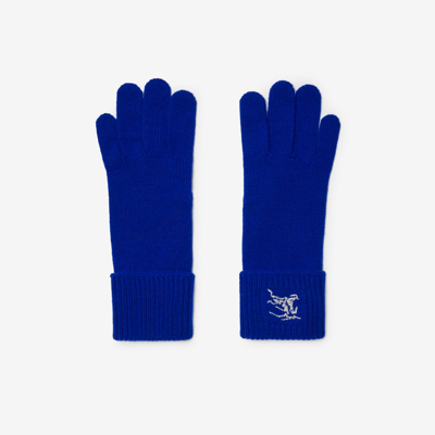 Shop Burberry Cashmere Blend Gloves In Knight