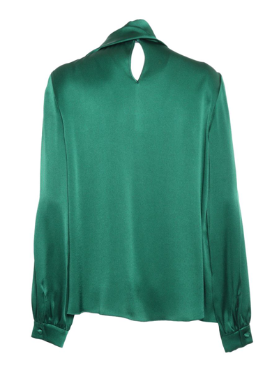 Shop Alberta Ferretti Shirt In Green