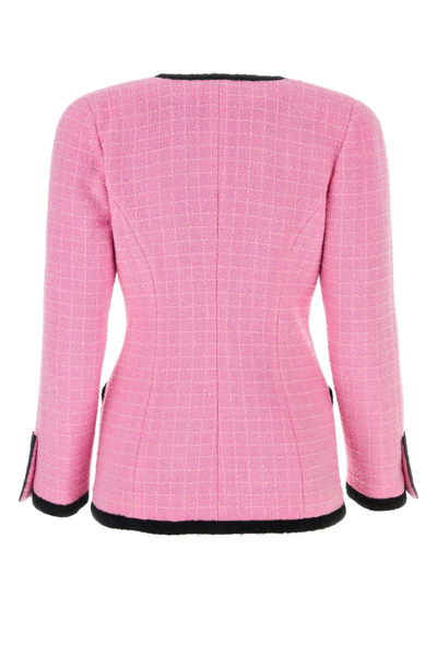 Shop Alessandra Rich Jackets And Vests In Pink