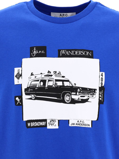 Shop Apc A.p.c. "jo  X Jw Anderson" T-shirt In Blue