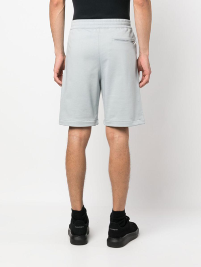 Shop Alexander Mcqueen Shorts In Grey