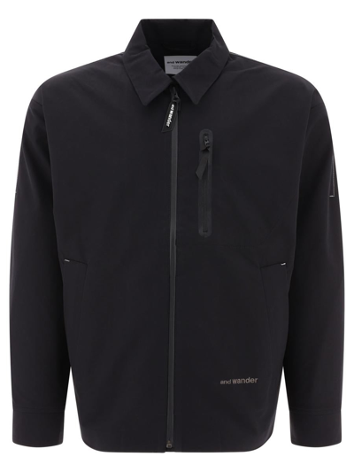 Shop And Wander "69 Pe Matt Cloth" Jacket In Black