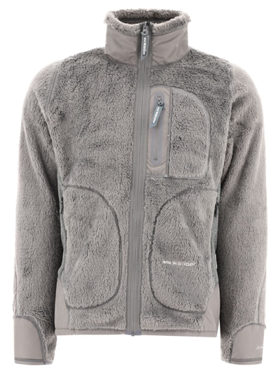 Shop And Wander "high Loft" Fleece Jacket In Grey