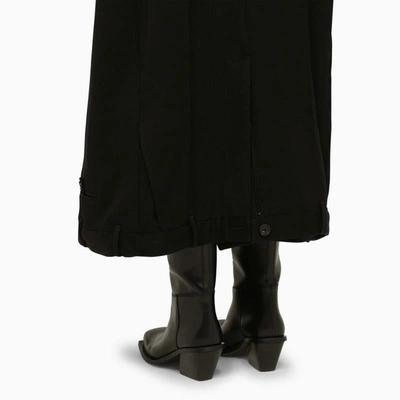 Shop Balenciaga Double-breasted Coat In Black