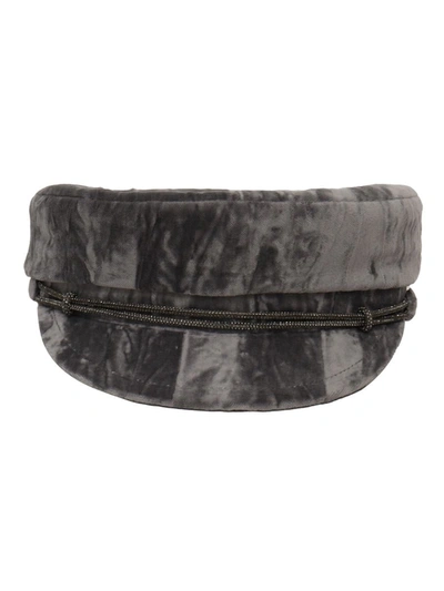 Borsalino Sailor-style Cap In Gray