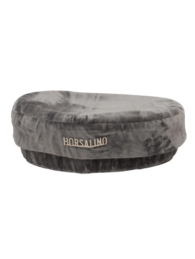 Shop Borsalino Hat In Gray