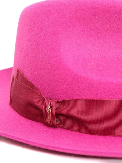 Shop Borsalino Hat In Pink