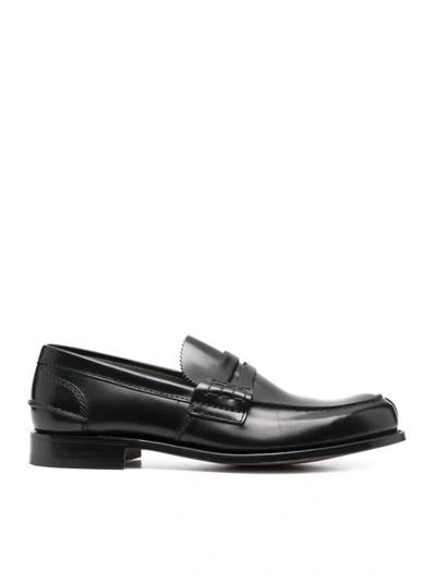 Shop Church's Loafers Shoes In Black