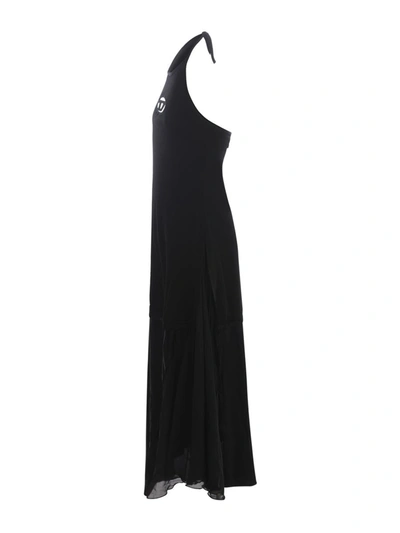 Shop Diesel Midi Dress   "d-salilar" In Black
