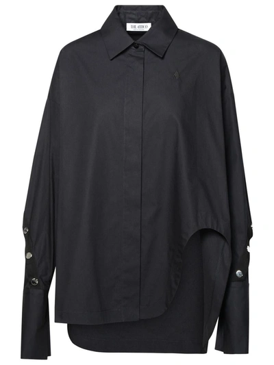 Shop Attico The  Black Cotton Shirt