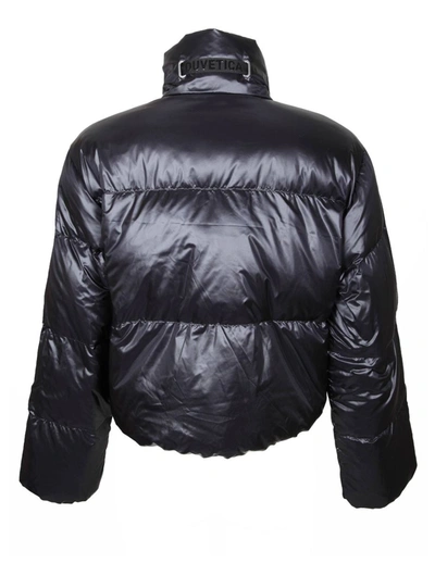 Shop Duvetica Short Down Jacket In Shiny Nylon In Black