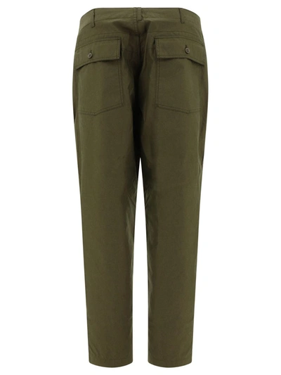 Shop Engineered Garments "fatigue" Trousers In Green