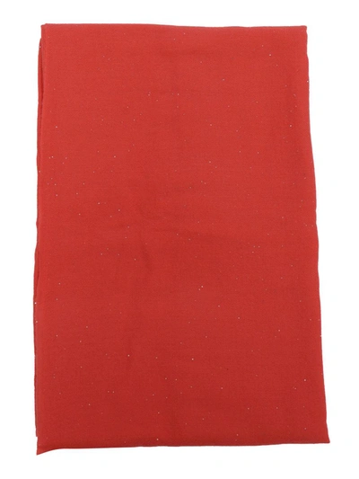 Shop Faliero Sarti Scarf In Red