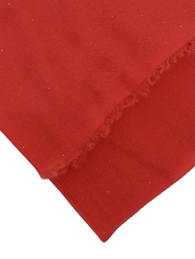 Shop Faliero Sarti Scarf In Red