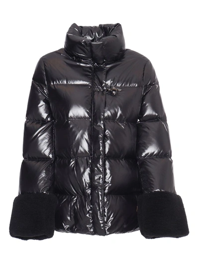 Fay Padded Down Jacket In Black