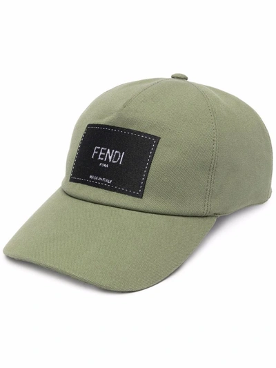 Shop Fendi Caps & Hats In Green