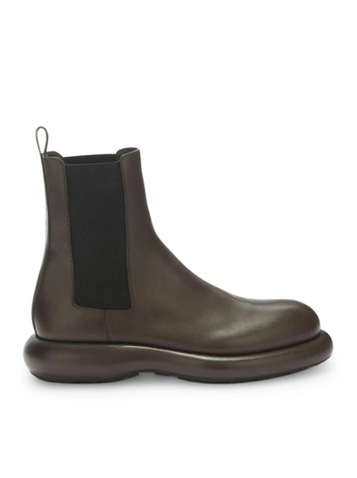 Shop Jil Sander Boots Shoes In Brown