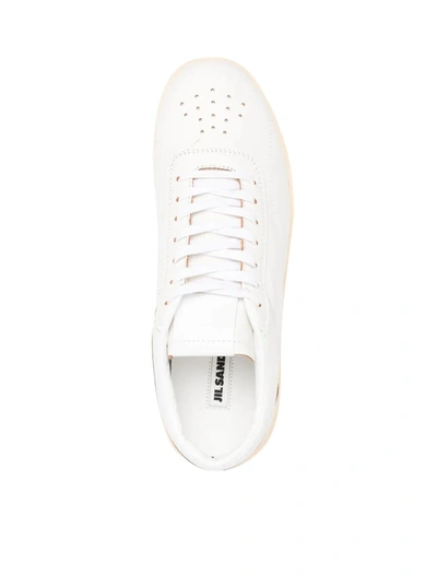 Shop Jil Sander Sneakers Shoes In White