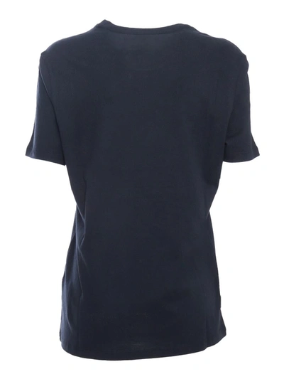 Shop Filatures Du Lion T-shirt In Blue