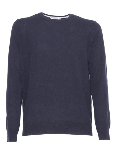 Shop Kangra Cashmere Girocoll In Blue