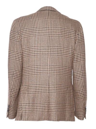 Shop Lardini Single-breasted Jacket In Brown