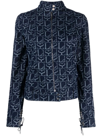 Shop Ludovic De Saint Sernin Jacket With Logo In Blue