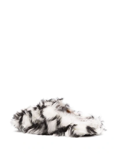 Shop Ami Alexandre Mattiussi Marni Fussbett Slippers In White