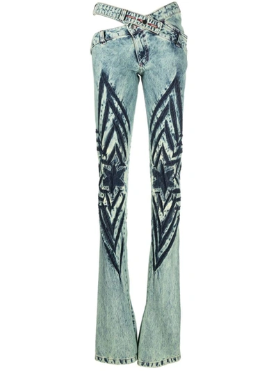 Shop Masha Popova Flared Denim Jeans