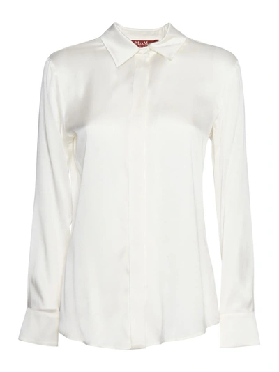 Shop Max Mara Studio Shirt In White