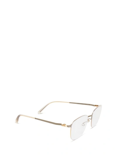 Shop Mykita Eyeglasses In Champagne Gold/taupe Grey