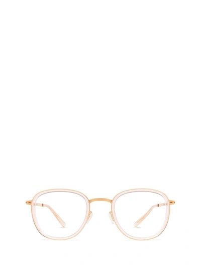 Shop Mykita Eyeglasses In A27-champagne Gold/rose Water