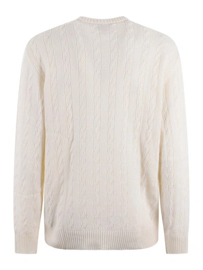 Shop Lacoste Sweaters Ivory