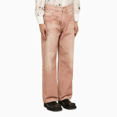 Shop Our Legacy Antique Denim Baggy Jeans In Pink