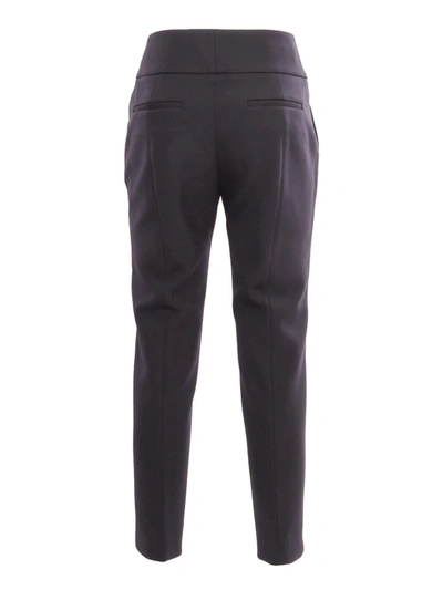 Peserico High-rise Slim-fit Trousers In Brown