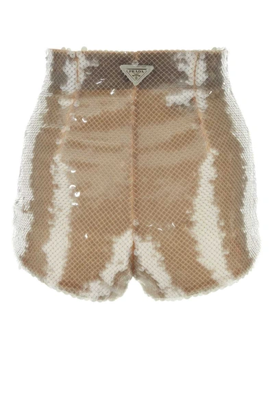 Prada Pants In Beige O Tan