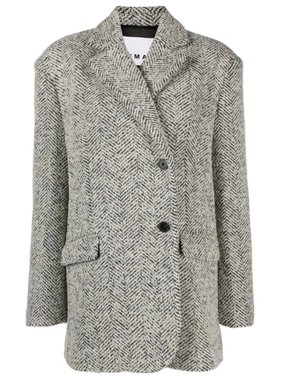 Shop Remain Birger Christensen Wool Blazer In Grey