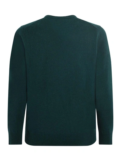 Shop Mc2 Saint Barth Sweater In Verde Scuro