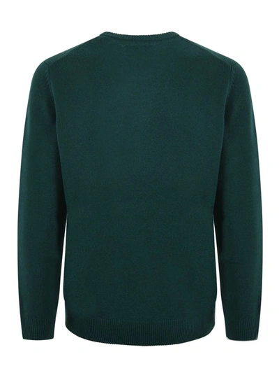 Shop Mc2 Saint Barth Sweater In Verde Scuro