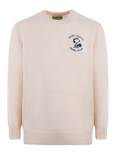 Shop Mc2 Saint Barth Sweater In Ivory