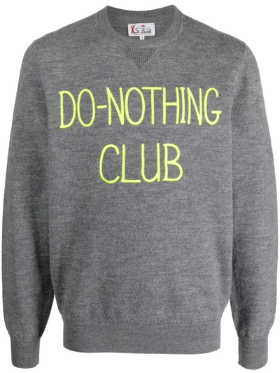Shop Mc2 Saint Barth Do-nothing Club Sweatshirt In Grey