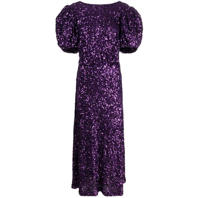 Shop Rotate Birger Christensen Rotate Dresses In Purple