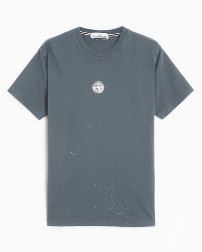 Shop Stone Island T-shirts & Tops In Leadgrey