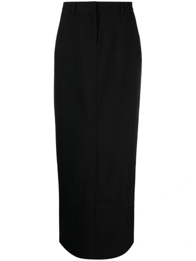 Shop Theory Long Skirt In Black